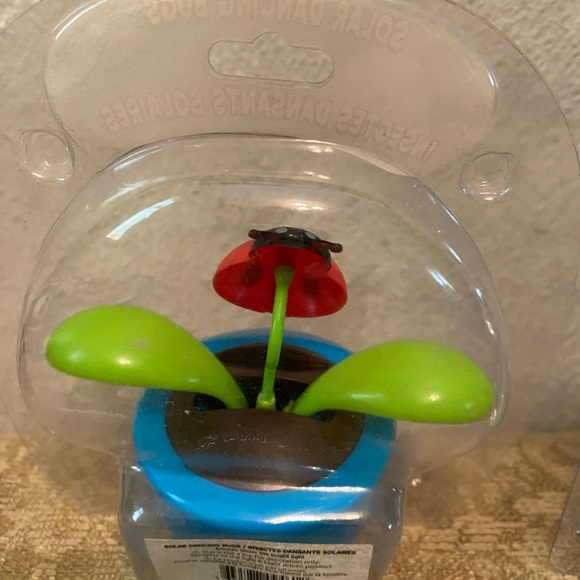 Solar Swinging Ghost 4” Halloween & Ladybug NEW - Picture 5 of 5